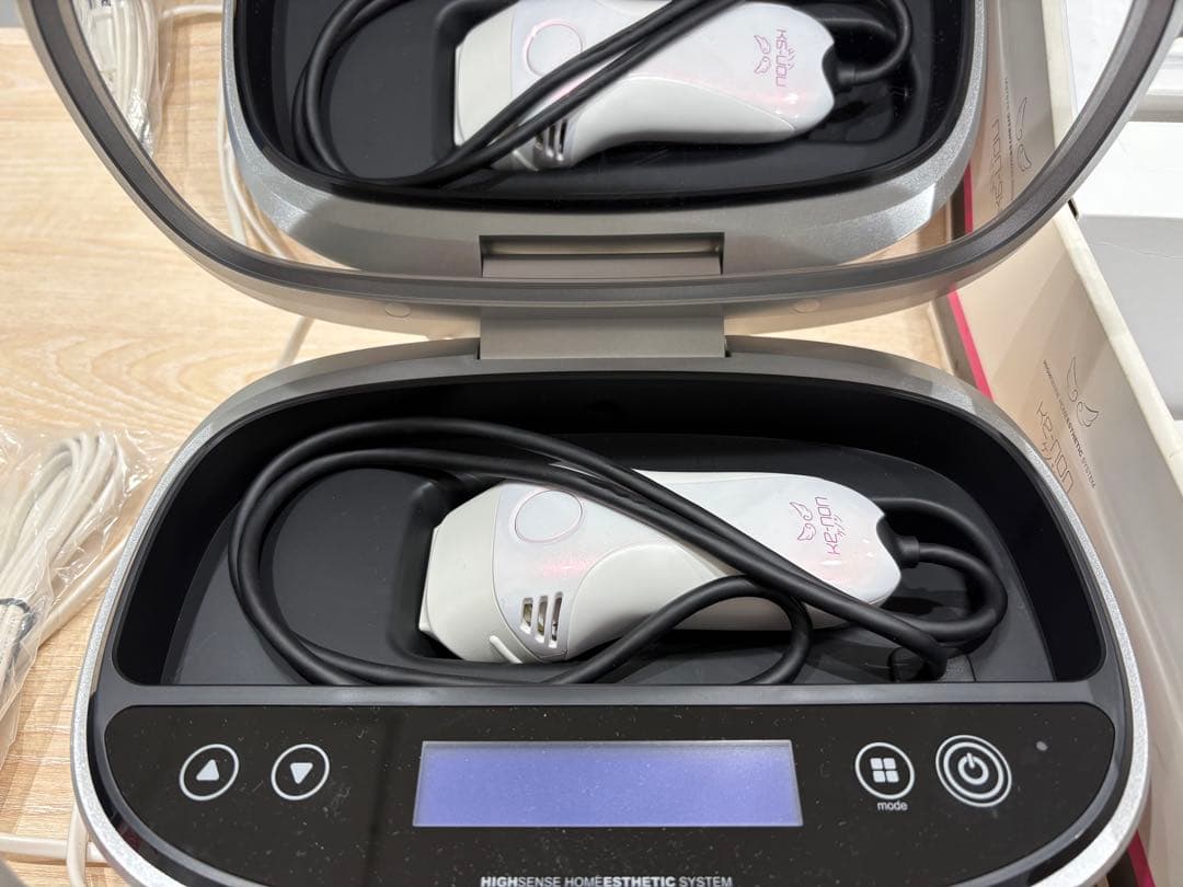 ケノン フラッシュ式脱毛器 美顔器パールホワイトver:7.2 美品