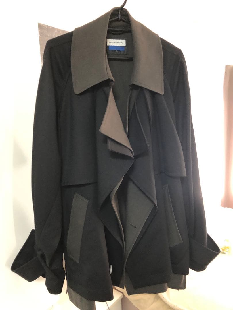 【極美品】MAISON SPECIAL ショートトレンチブルゾン