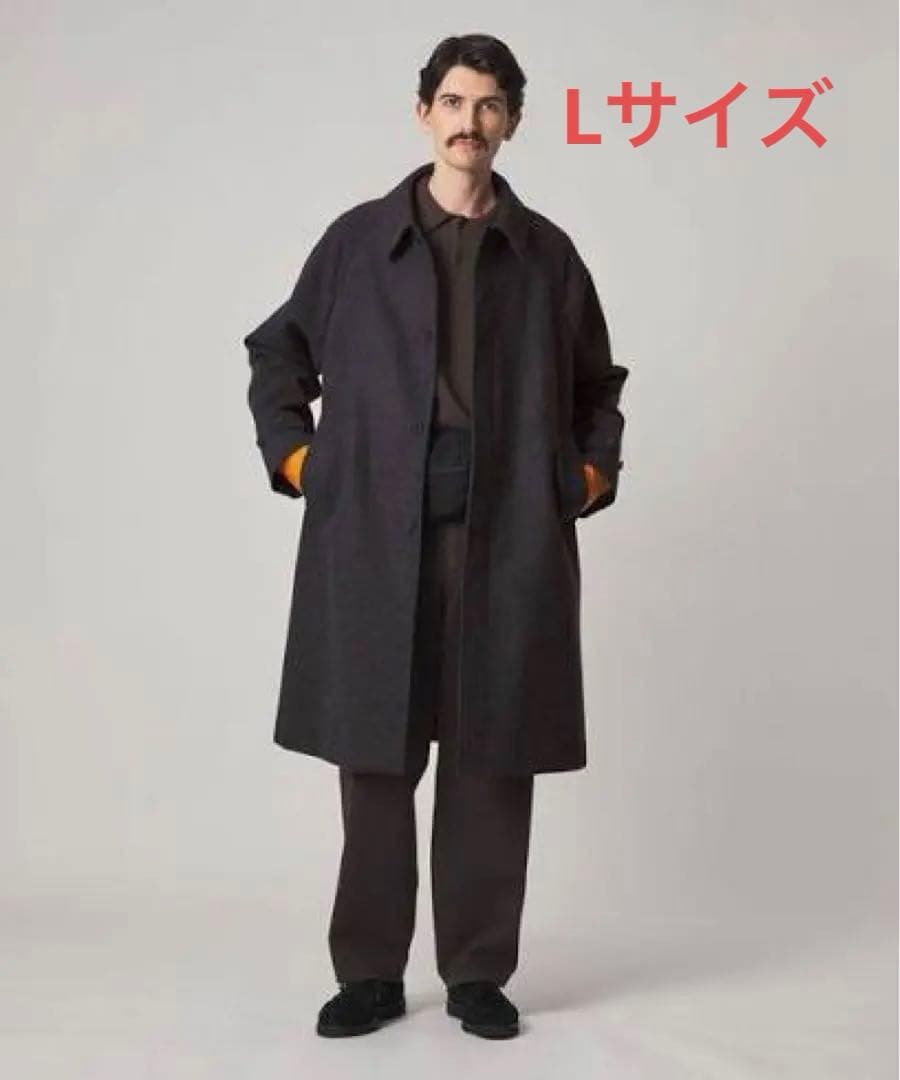 steven alan ダークグレー バルカラーコート