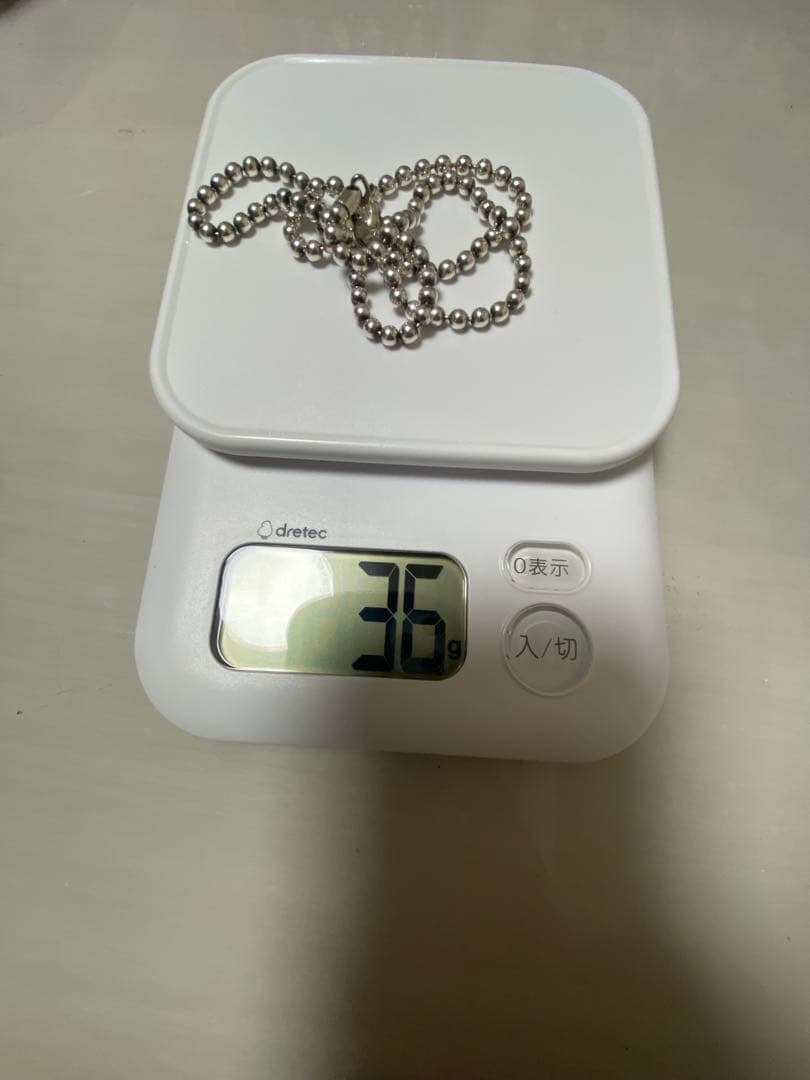 シルバー925 ボールチェーン