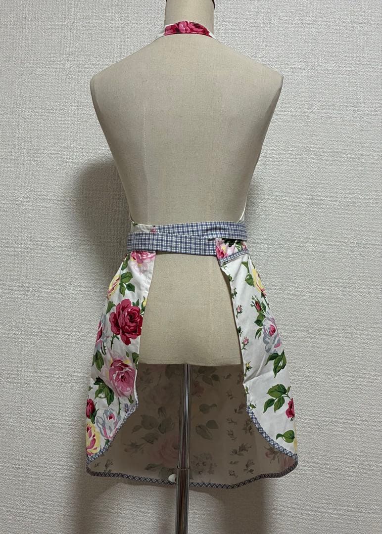 ローラアシュレイ エプロン 薔薇 ローズ
