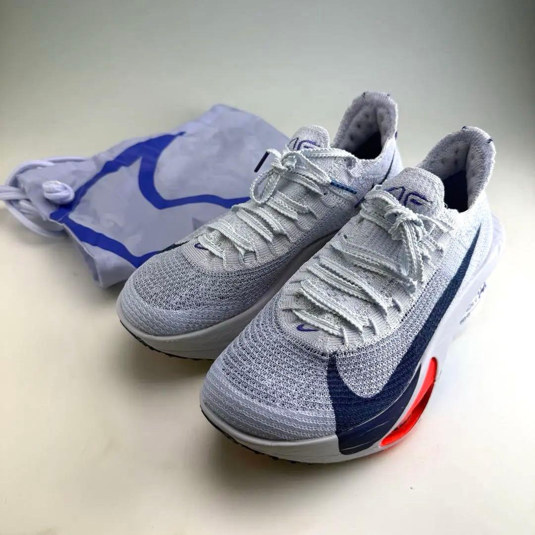 24.5cm ナイキ ウィメンズ アルファフライ3 \"フットボールグレー ブルー