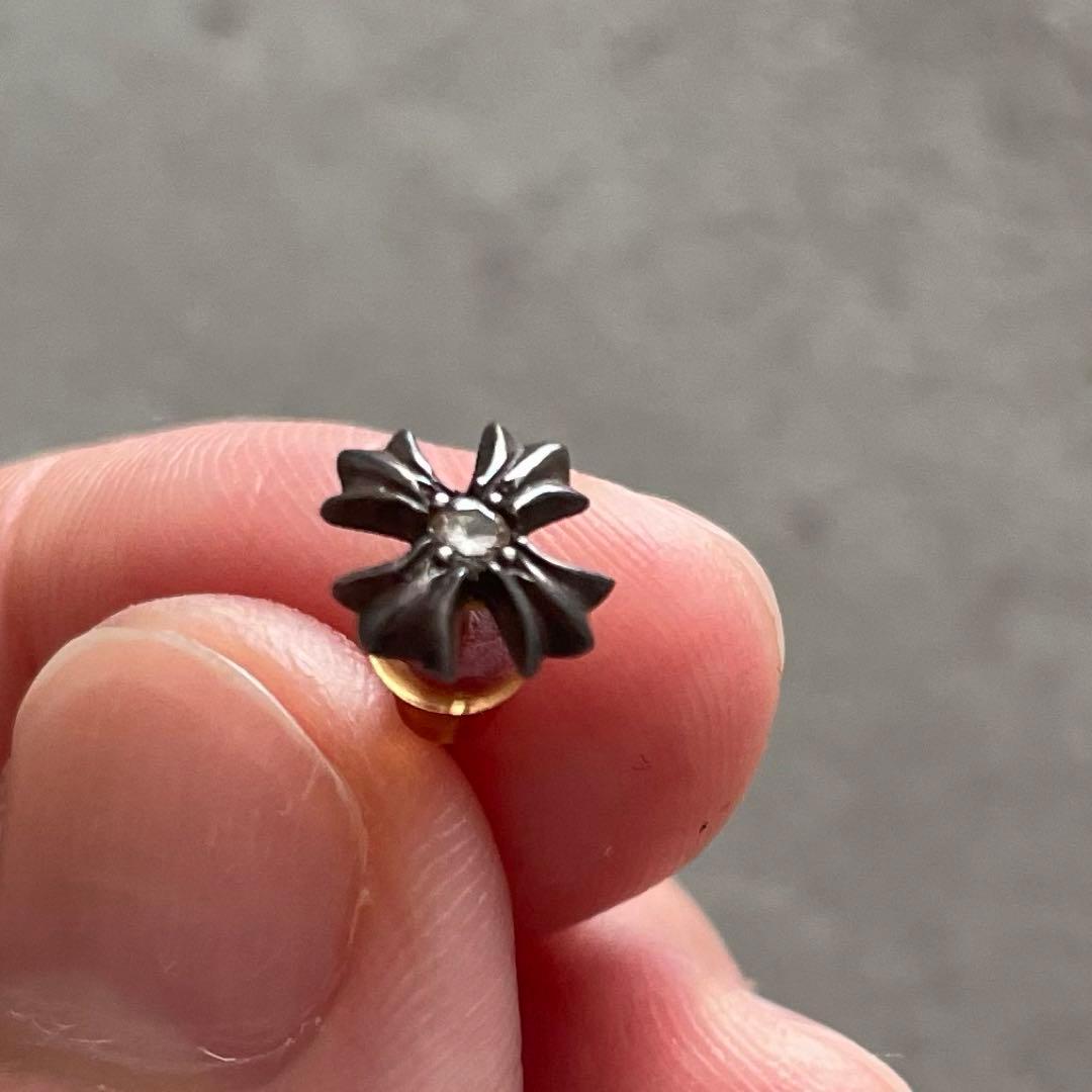 クロムハーツ　ピアス　925 シルバー　CHROME HEARTS ダイヤ入
