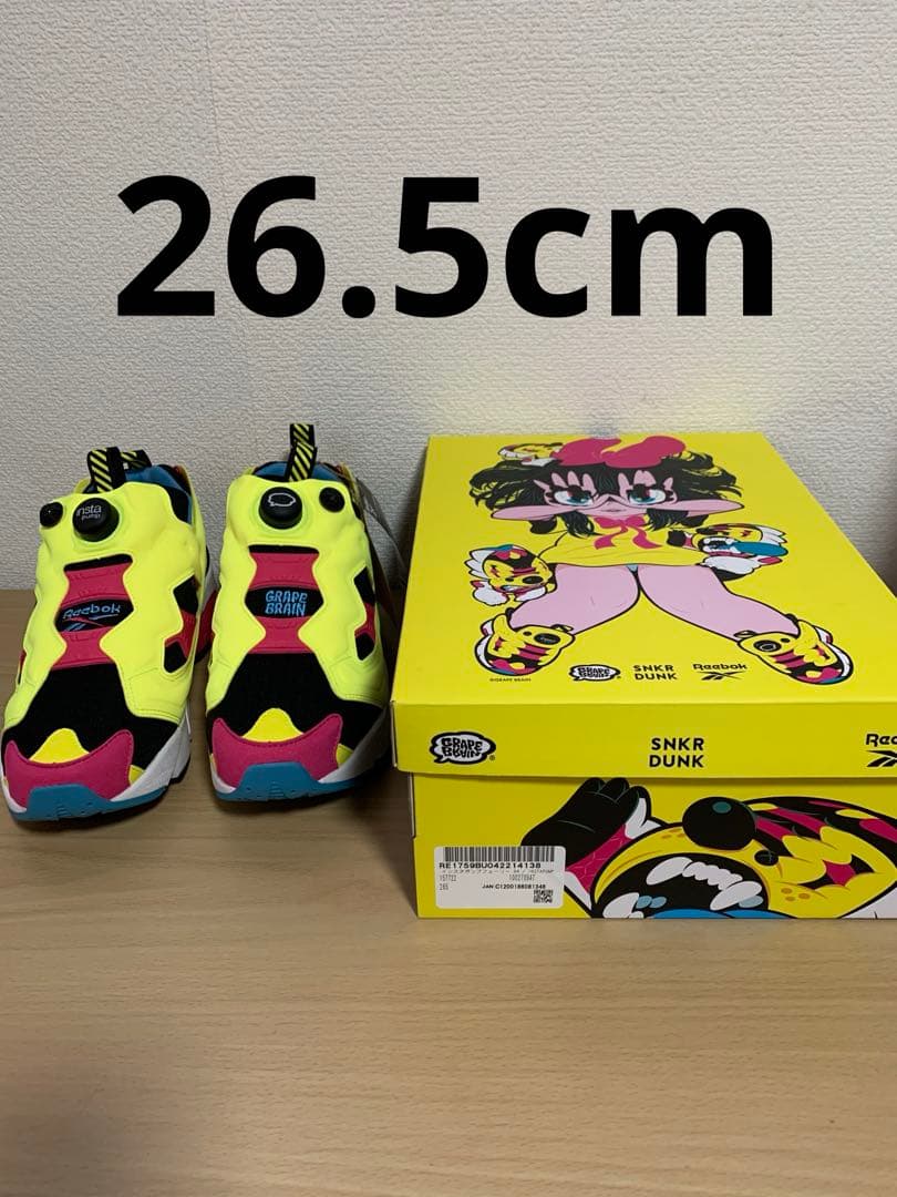 【26.5㎝】Reebok ポンプフューリー GRAPE BRAIN ソフビなし