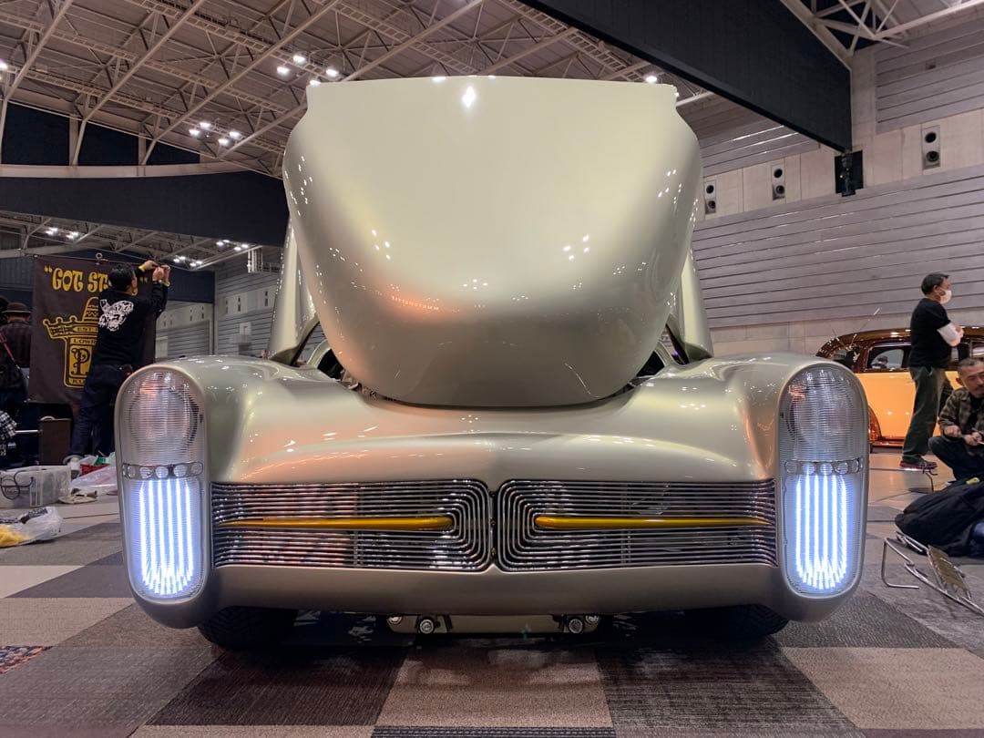 ムーンアイズ HOTRODCustomShow 2022 ピンストライプ 置時計