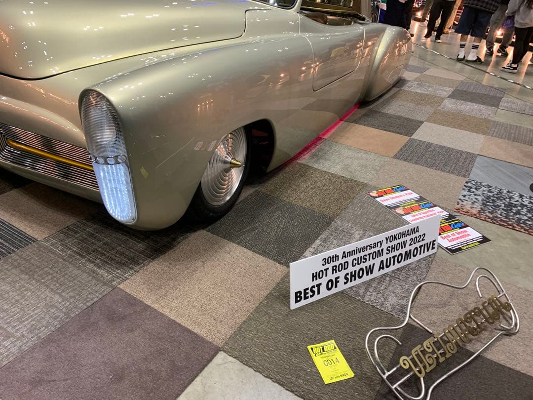 ムーンアイズ HOTRODCustomShow 2022 ピンストライプ 置時計