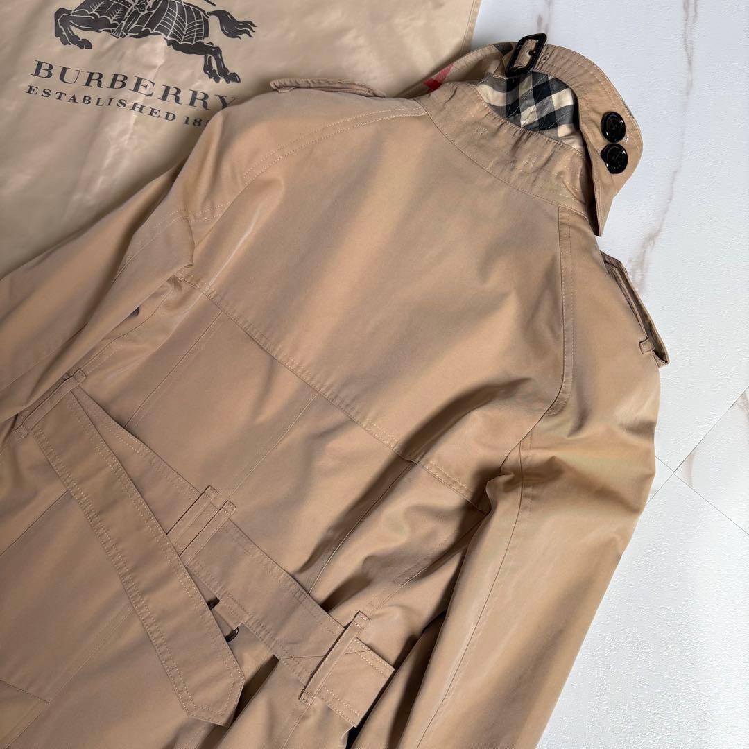 美品◆バーバリーロンドン ライナー付 トレンチコート ハニーベージュ 40 L