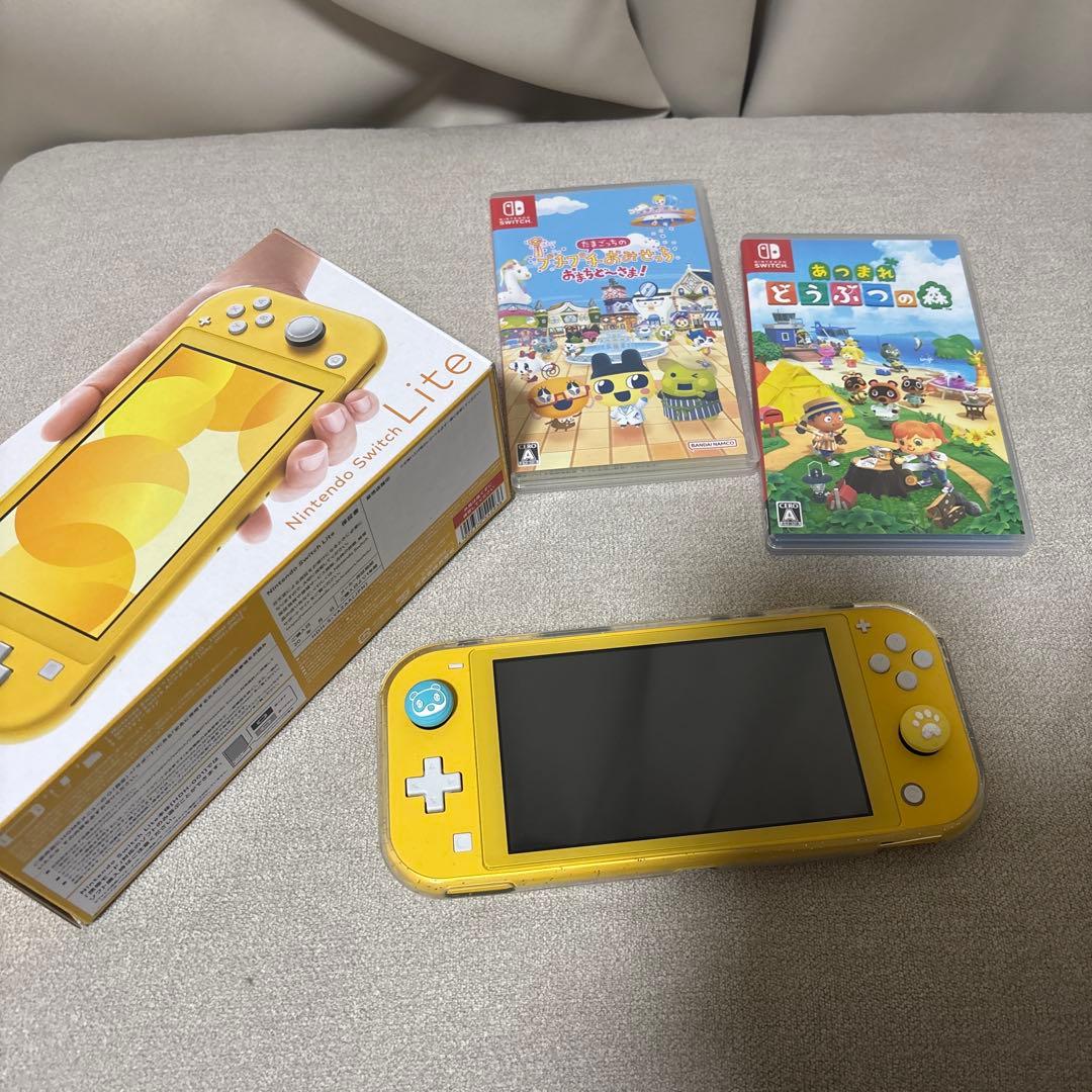 Nintendo Switch Lite イエローどうぶつの森 セット