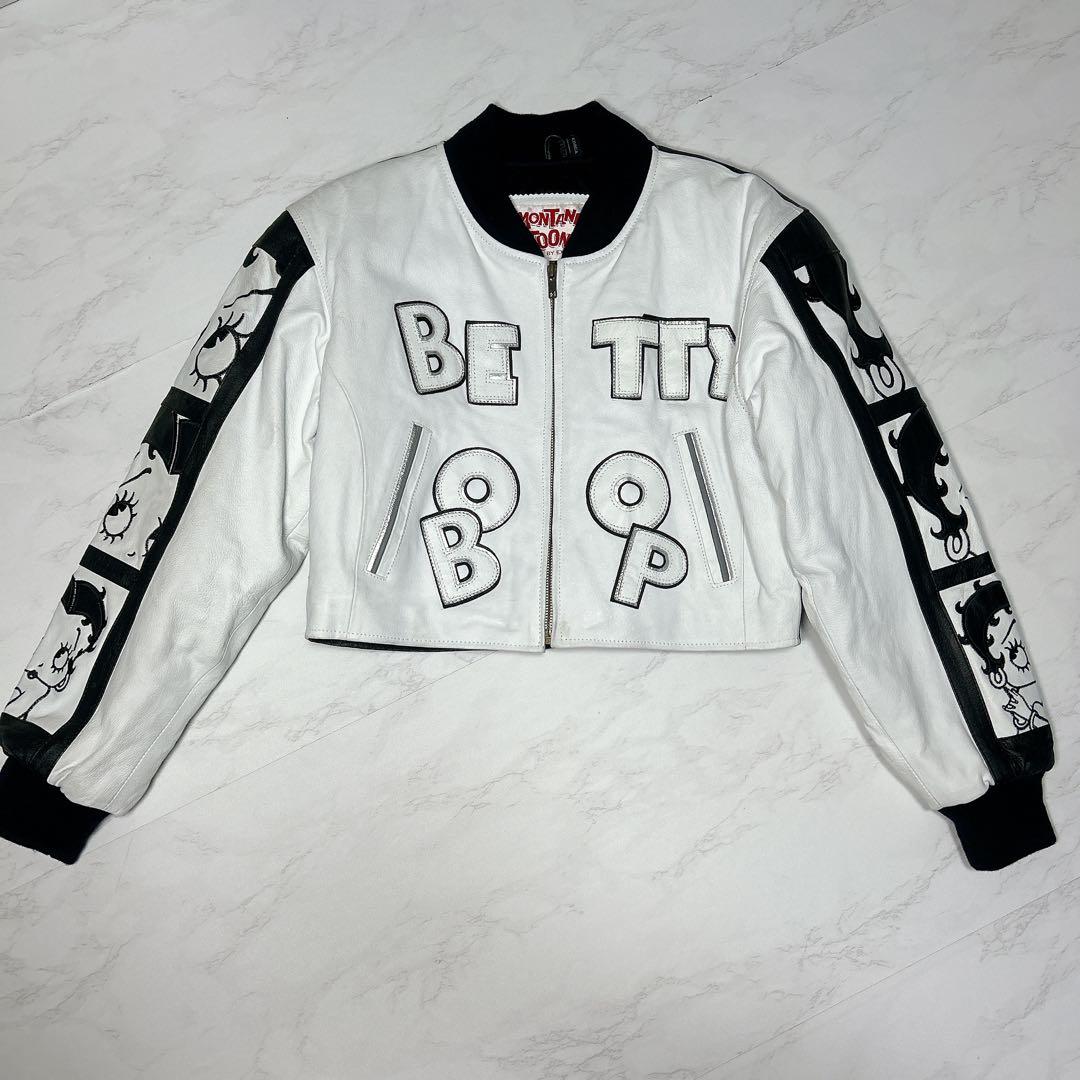 美品✨MONTANA TOONS ベティブープ　レザージャケット　ブルゾン