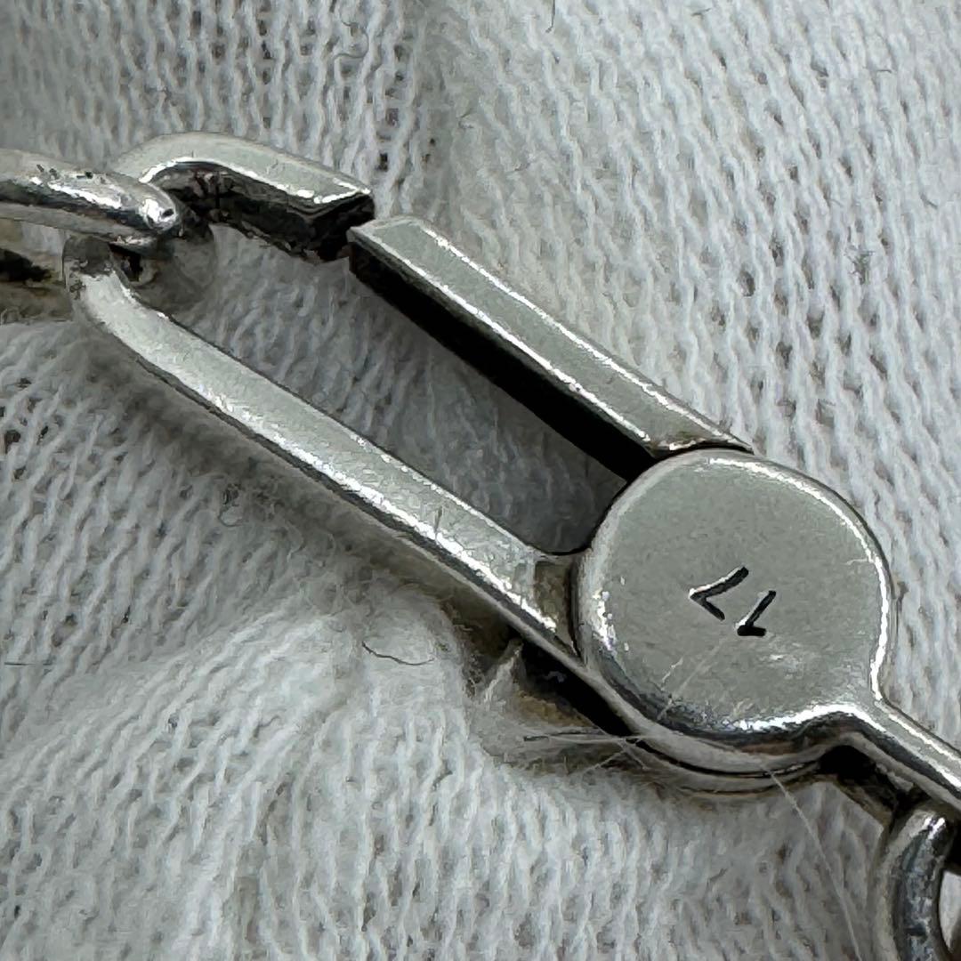 グッチ 17 サイズ シルバー925 ゴースト ブレスレット 079518