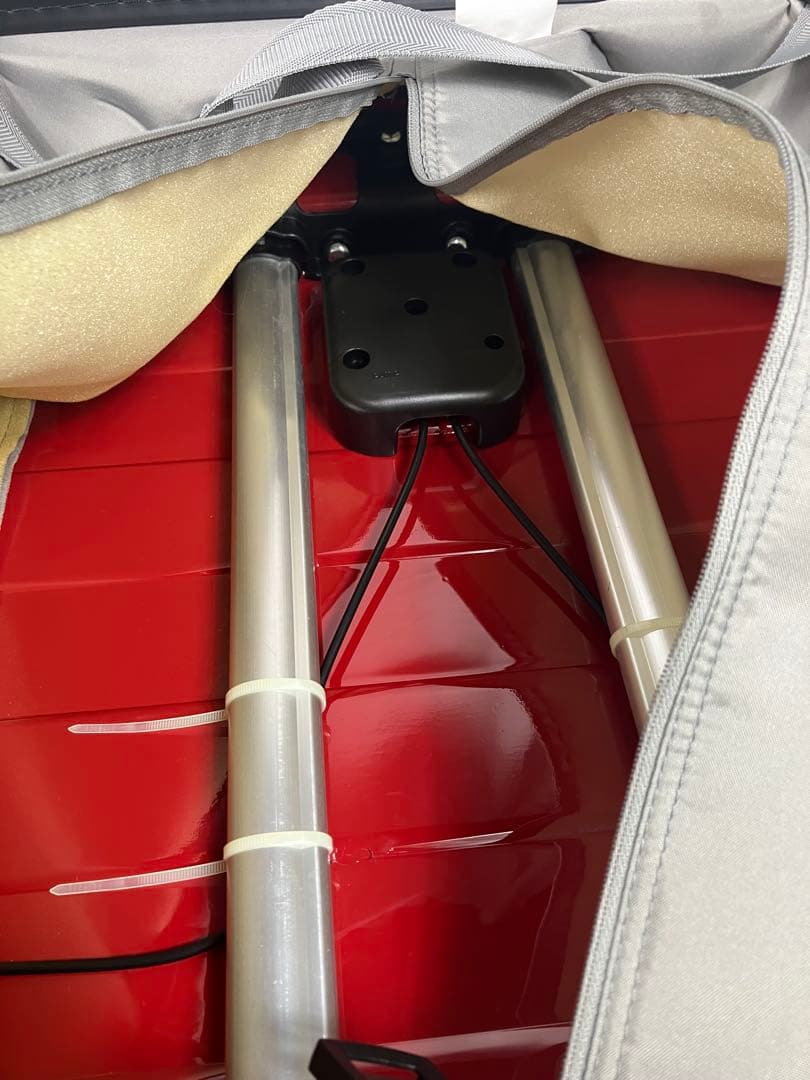 無印良品 ストッパー付き ハードキャリーケース 中型（60L） レッド