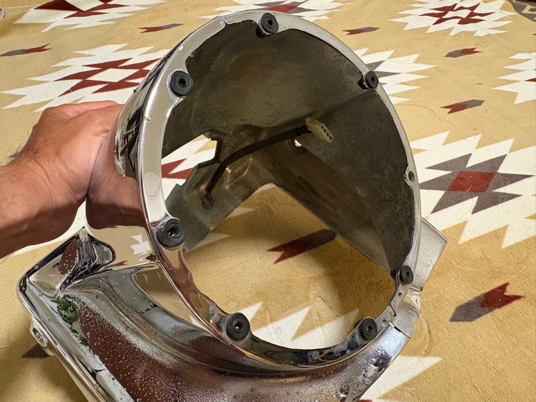 ハーレー ナセル　FLHR 2002年式 ロードキング ヘッドライトカバー