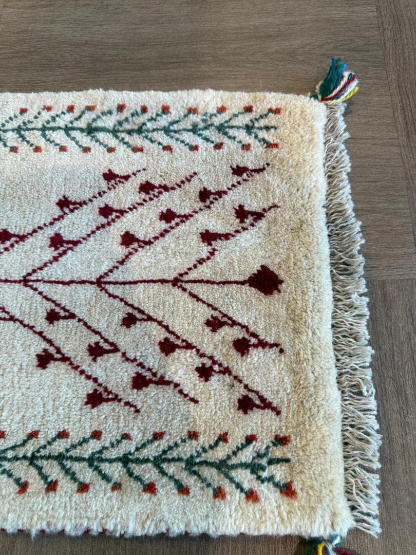 125x46cm ペルシャギャッベ ランナー (ギャベ) ペルシャ絨毯 ギャッベ