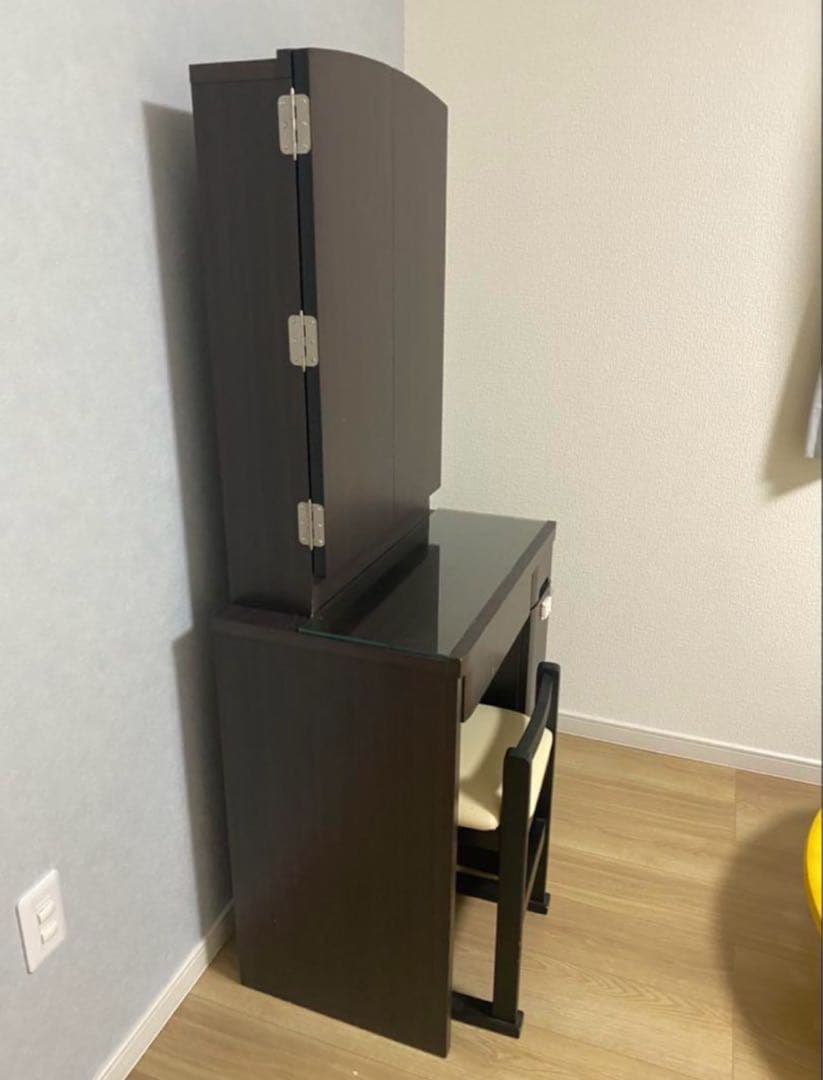 【美品】ニトリ 三面鏡ドレッサー 鏡台 ※たのメル便