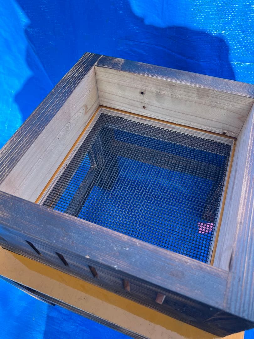 ニホンミツバチ　重箱式巣箱　営巣用巣箱5段　板厚3cm