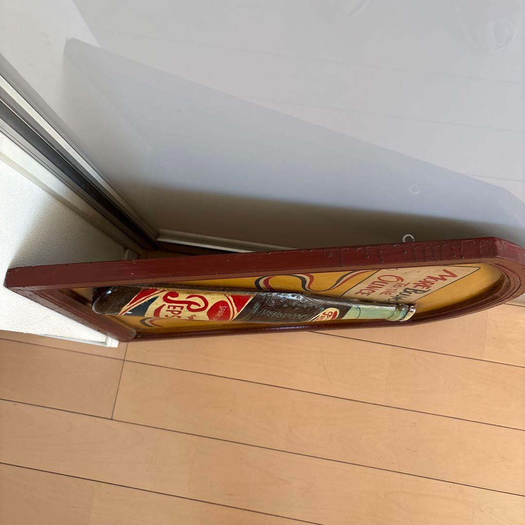 アンティーク雑貨 ハンドペイント ウォールサイン 木製 ウッドパネル Pepsi