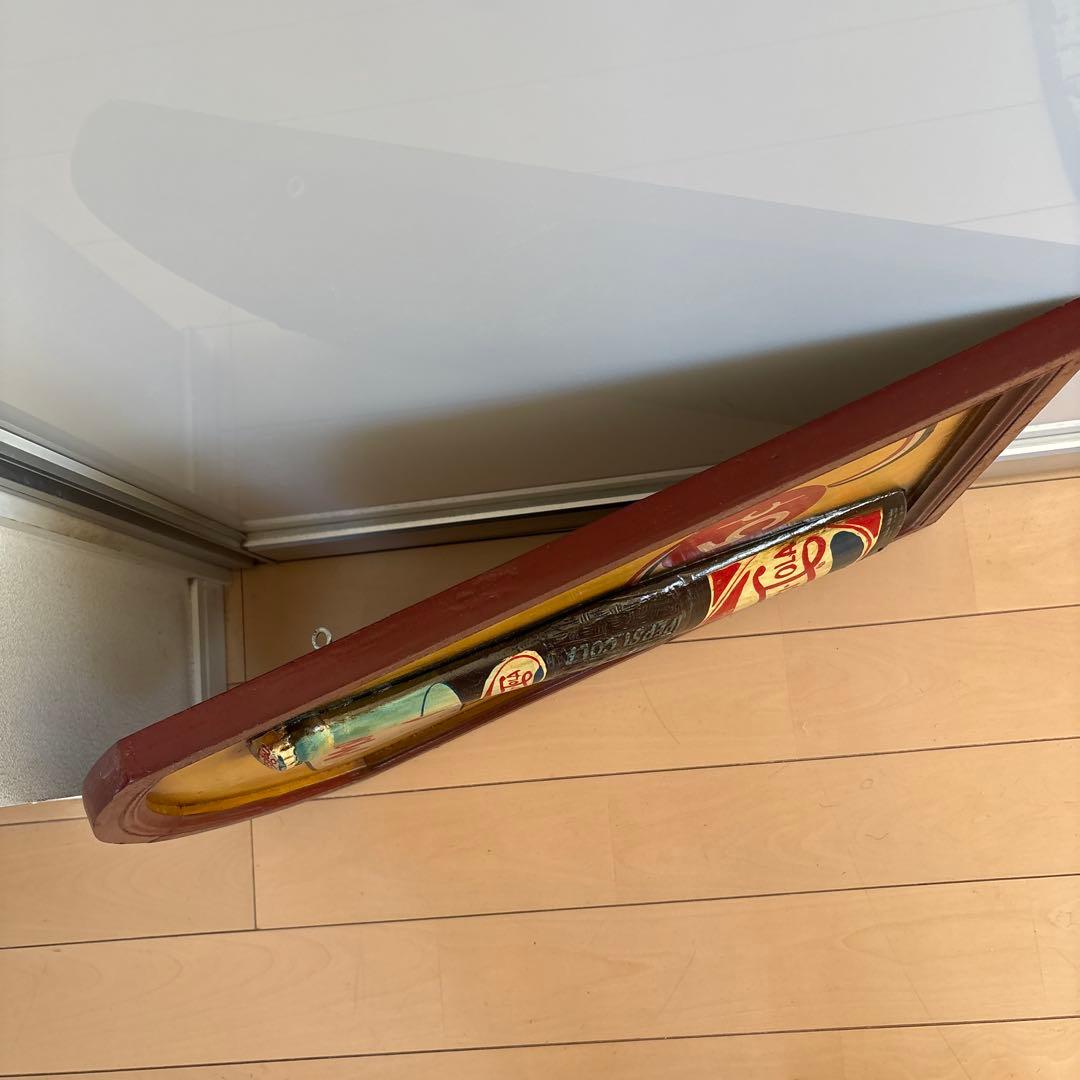 アンティーク雑貨 ハンドペイント ウォールサイン 木製 ウッドパネル Pepsi