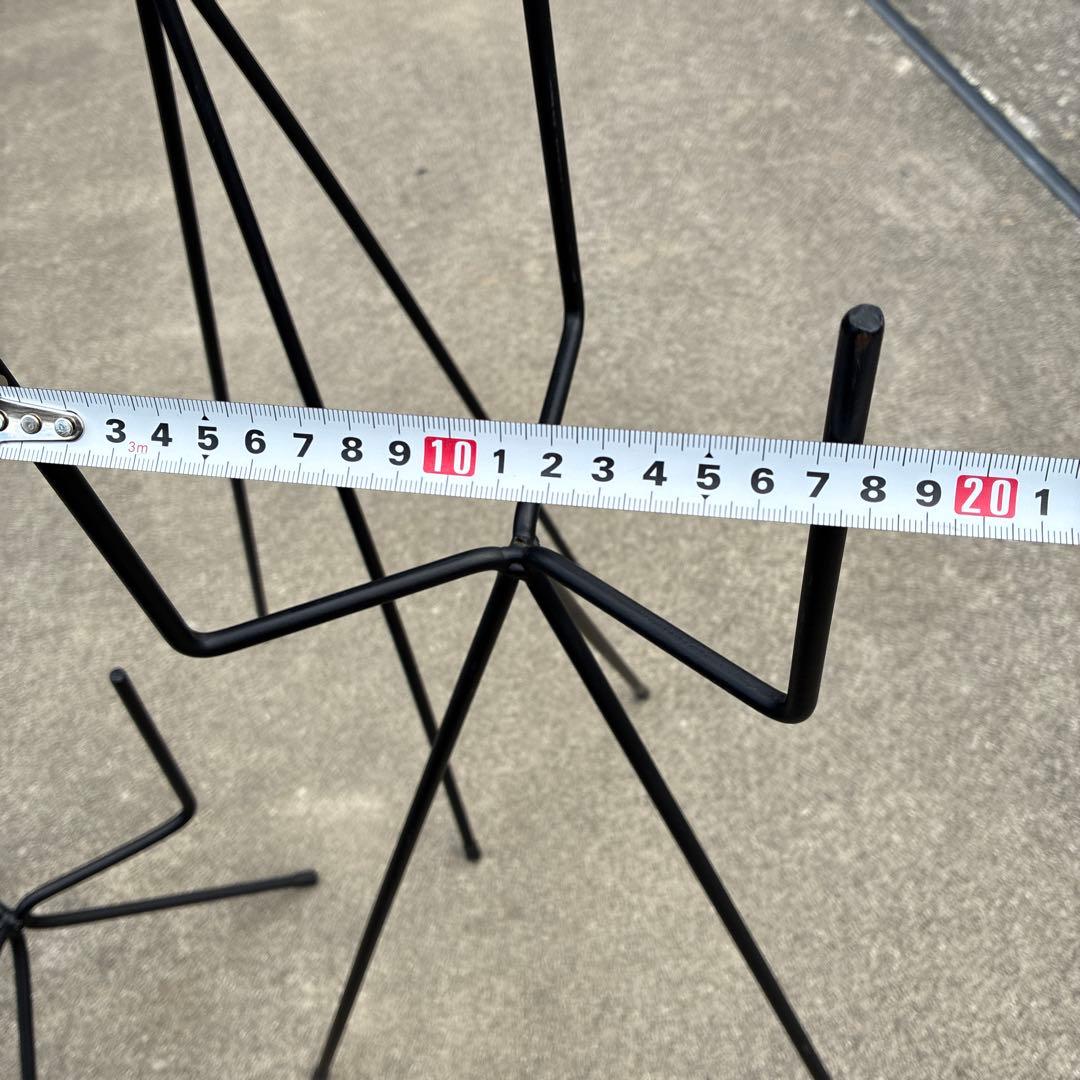 スチール製？　三脚　プランターラック　ACTUS？　3個セット