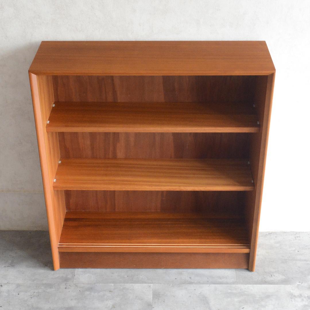 イギリスヴィンテージ チーク ガラスキャビネット ディスプレイ 飾り棚 本棚