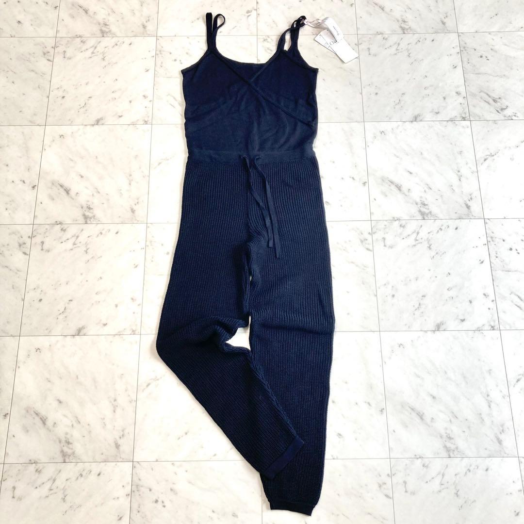 新品タグ付き レペット チャコット ニットオールインワン　ブラックS