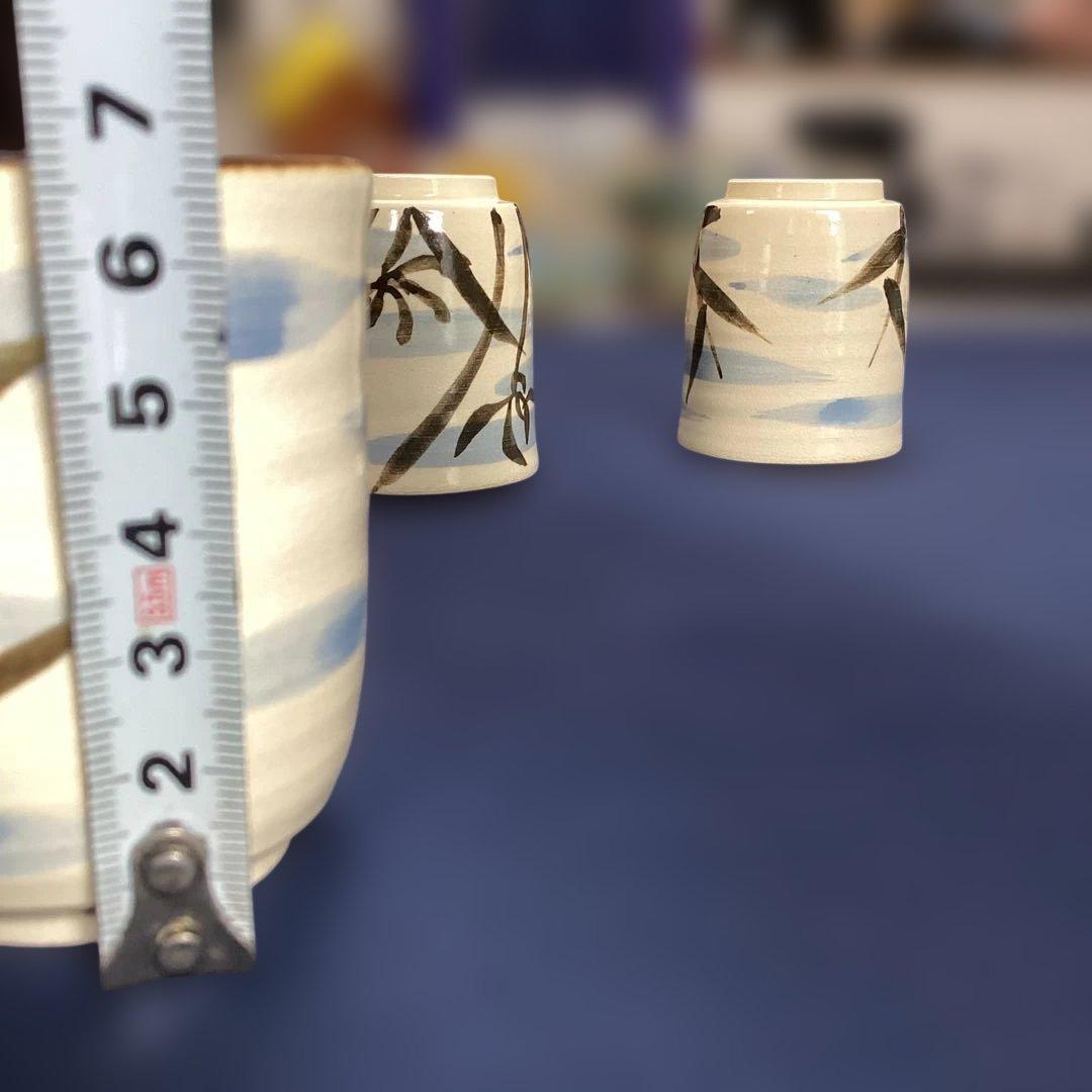 京焼乾山写草花筒向付9客　　珍味入れ　　先付けの器　　新品未使用