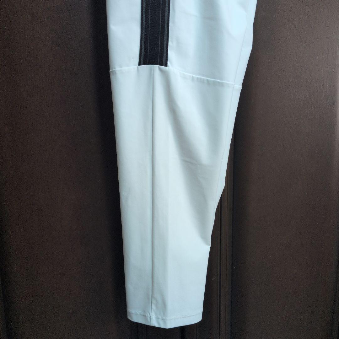 SY32:メンズ:Lサイズ:カルビコ スリム サイドラインパンツ:白/黒ライン
