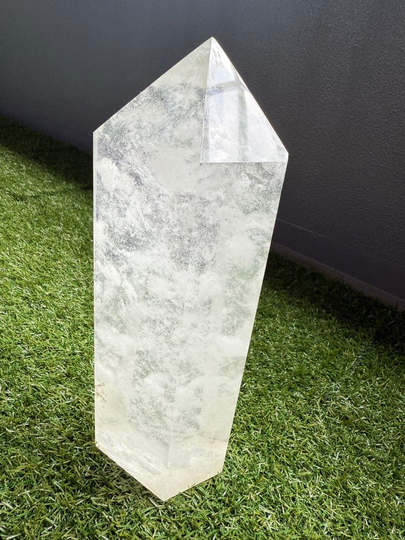 水晶 六角柱 特大4.45kg 29cm 浄化に
