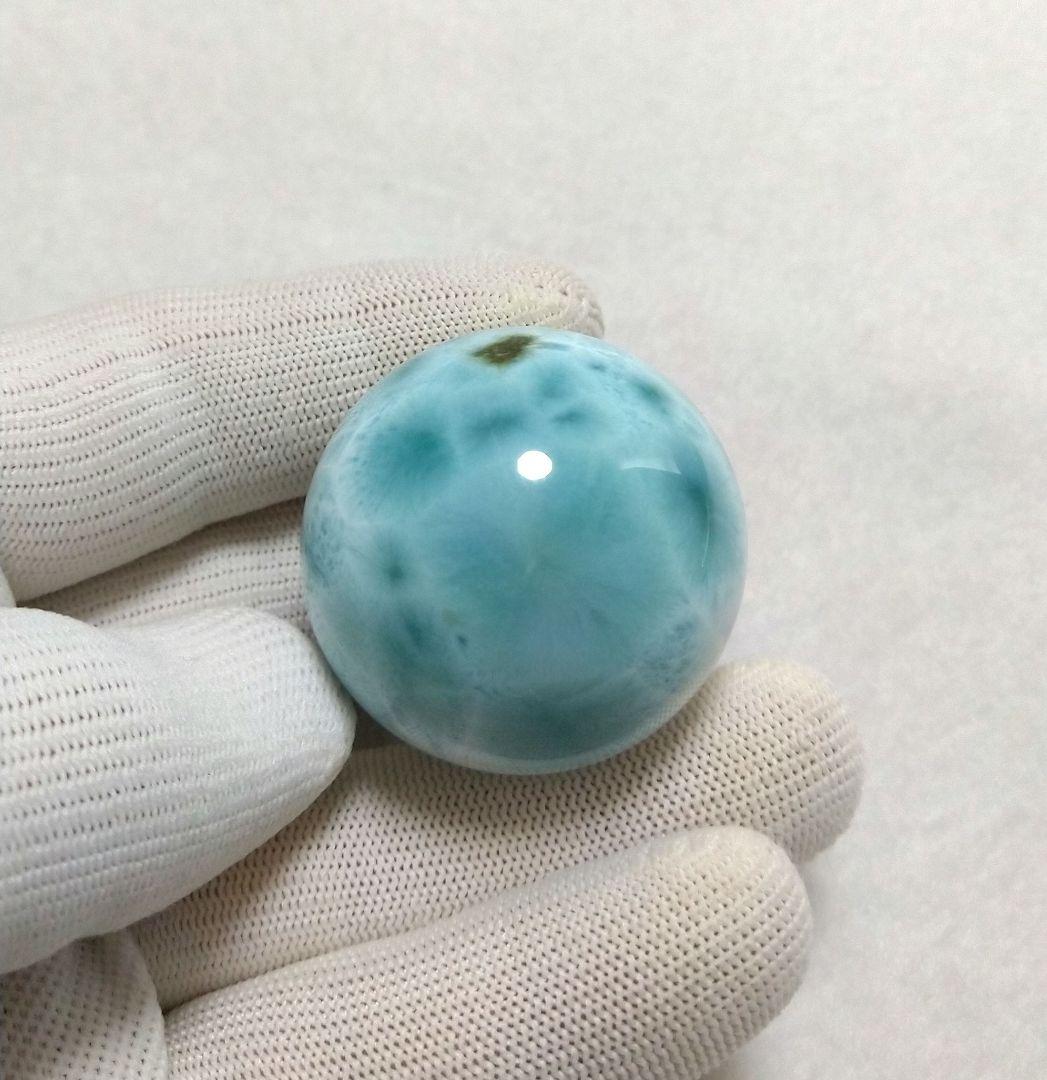 【お買い得】ラリマースフィア　丸玉　置物　原石　お手頃　４０㎜