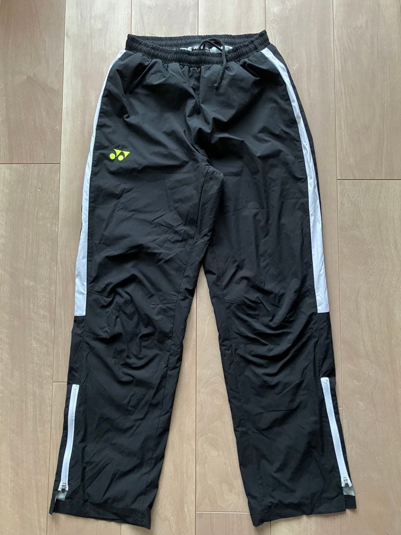 【YONEX】ウィンドブレーカー上下 ブラック/ホワイト M