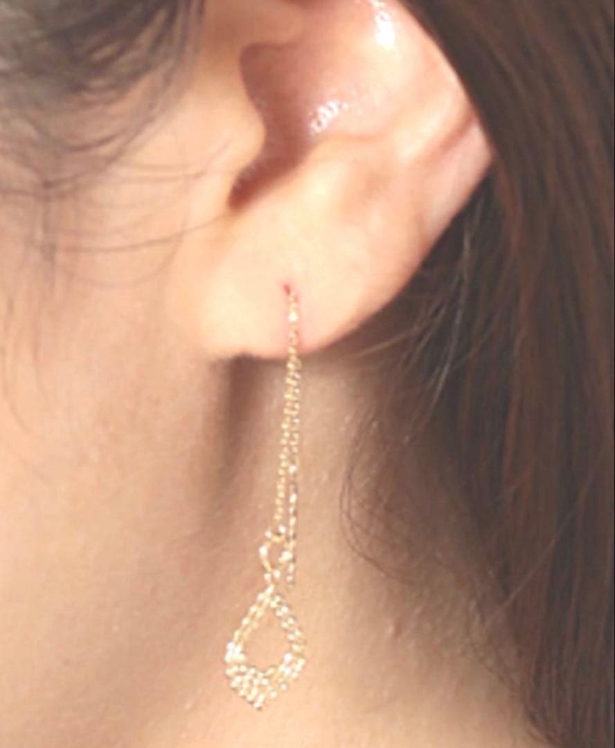 アガット K10 アメリカンピアス チャーム✨