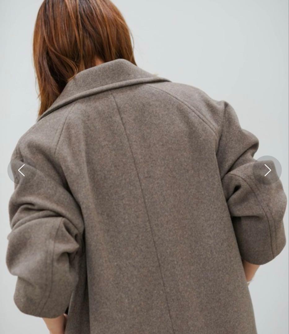 ジャーナルスタンダード スーパー140 ビーバー コクーンコート　XS