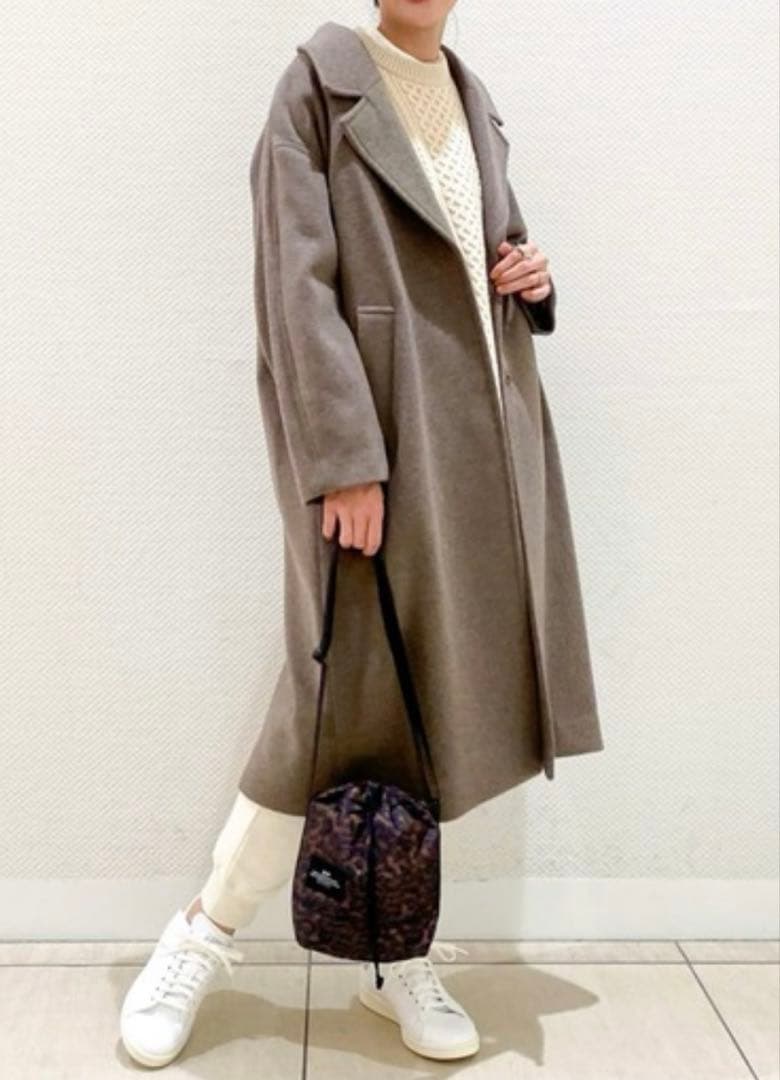 ジャーナルスタンダード スーパー140 ビーバー コクーンコート　XS