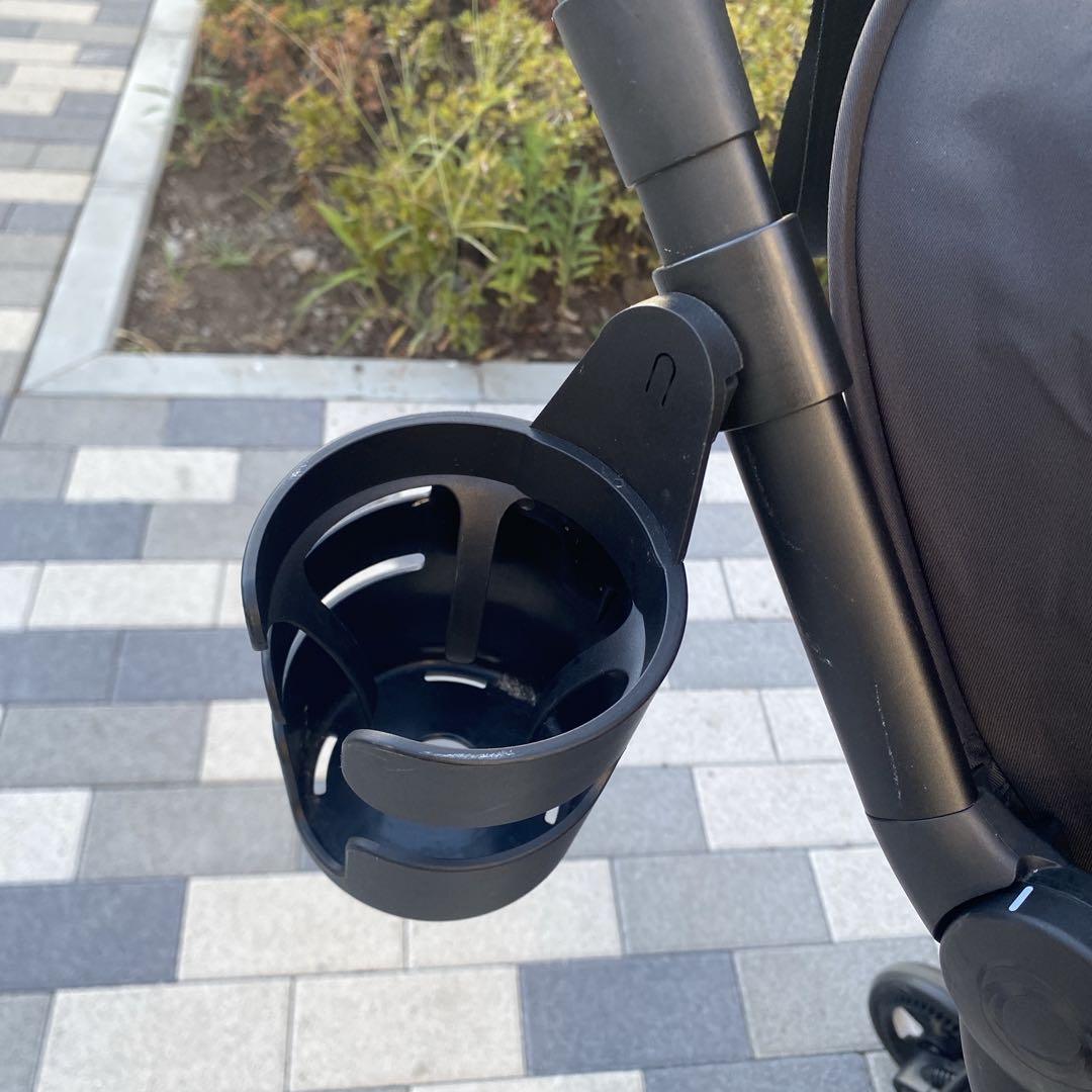 cen美品】バガブー バタフライ ミッドナイトブラック　/レインカバー