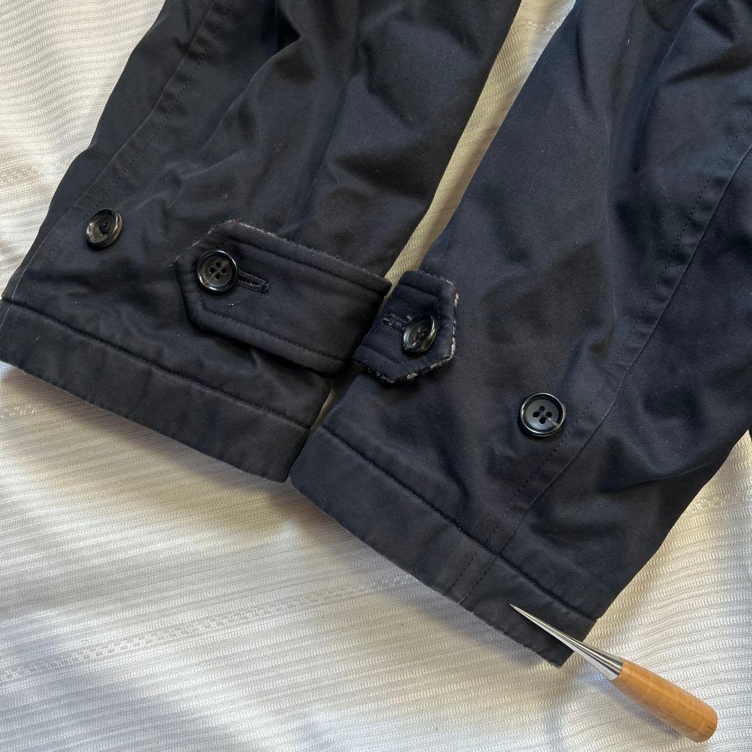 コムデギャルソンオム 03AW田中オム　千鳥格子ウール裏地　ステンカラーコート