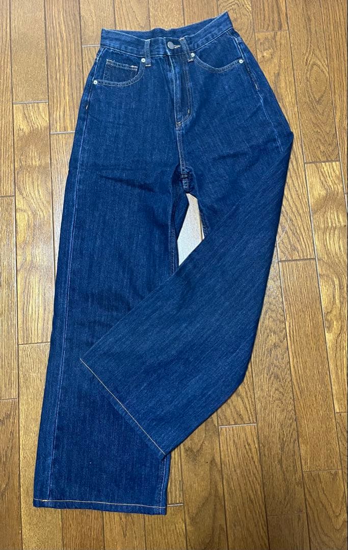 【TWWデニム】deep-navy ハイウエスト