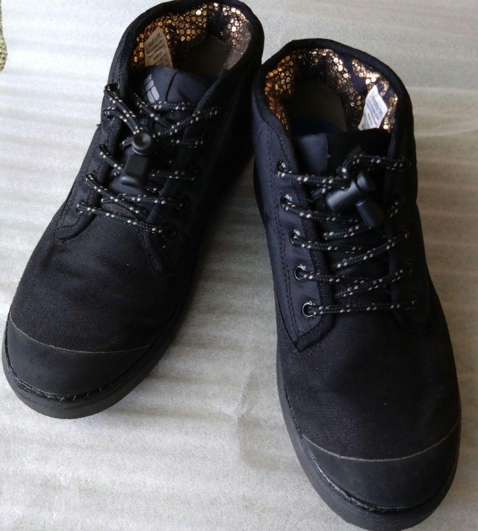 【週末価格】コロンビア　サップランド　スノーブーツ　ウォータープルーフ　　黒