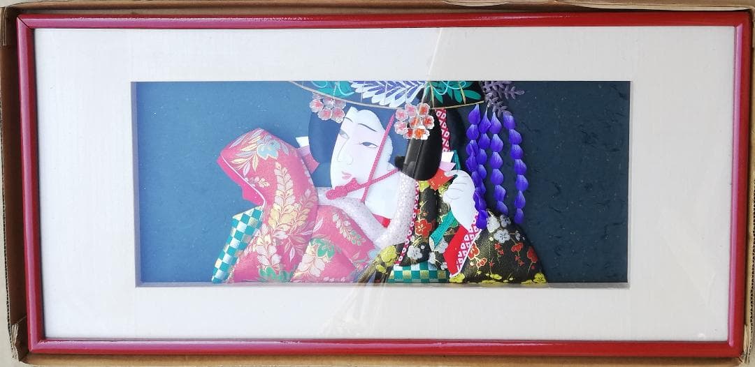 押絵額　７８５ｍｍ×３７５㎜×３５㎜