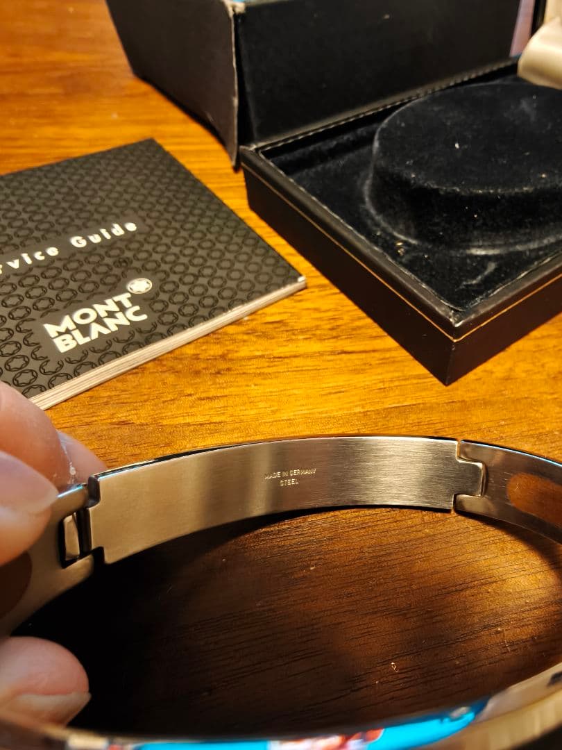 MONTBLANC ドイツ製　スチール ブレスレット