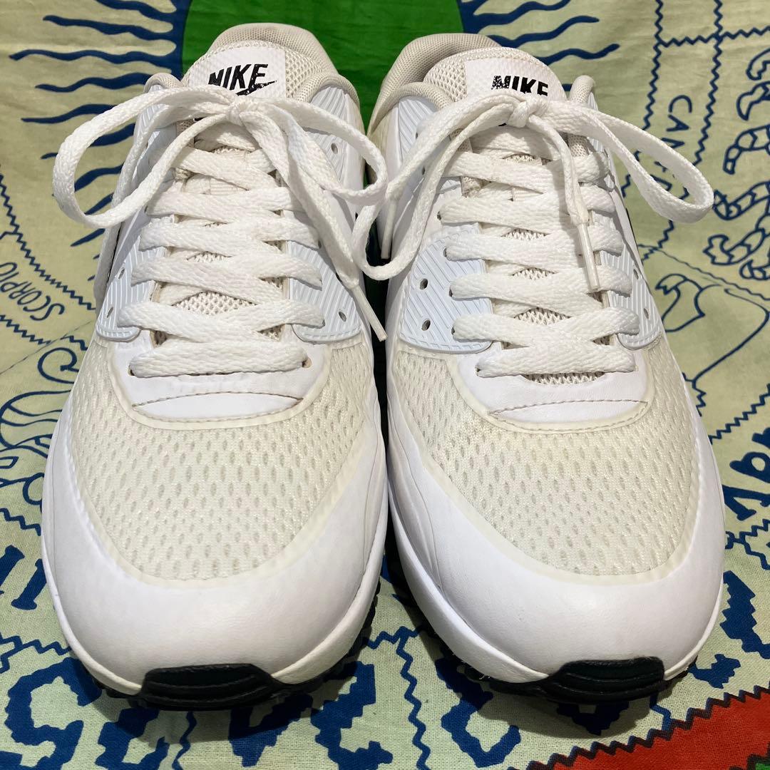 美品！Nike エアマックス90G ゴルフシューズ　　ホワイト　26cm
