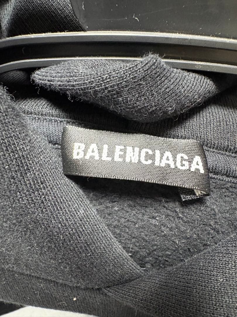 Balenciaga キッズ ブラック パーカー