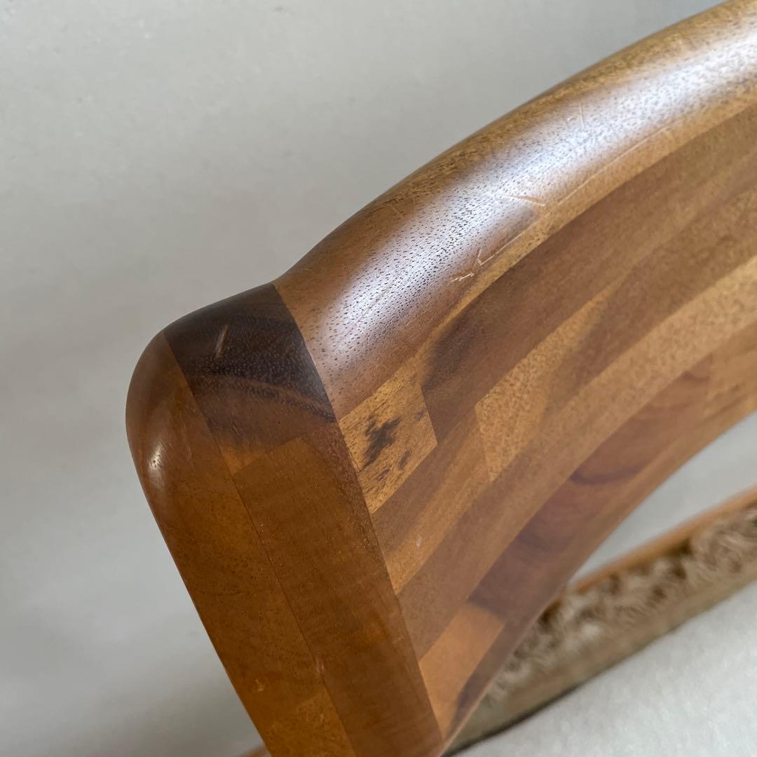 ④EDDA エッダ　ダイニングチェア　朝日木材加工　無垢材　1脚