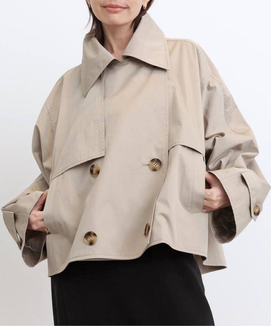 【美品】MINITZ アパルトモン別注2024SSショートトレンチコート