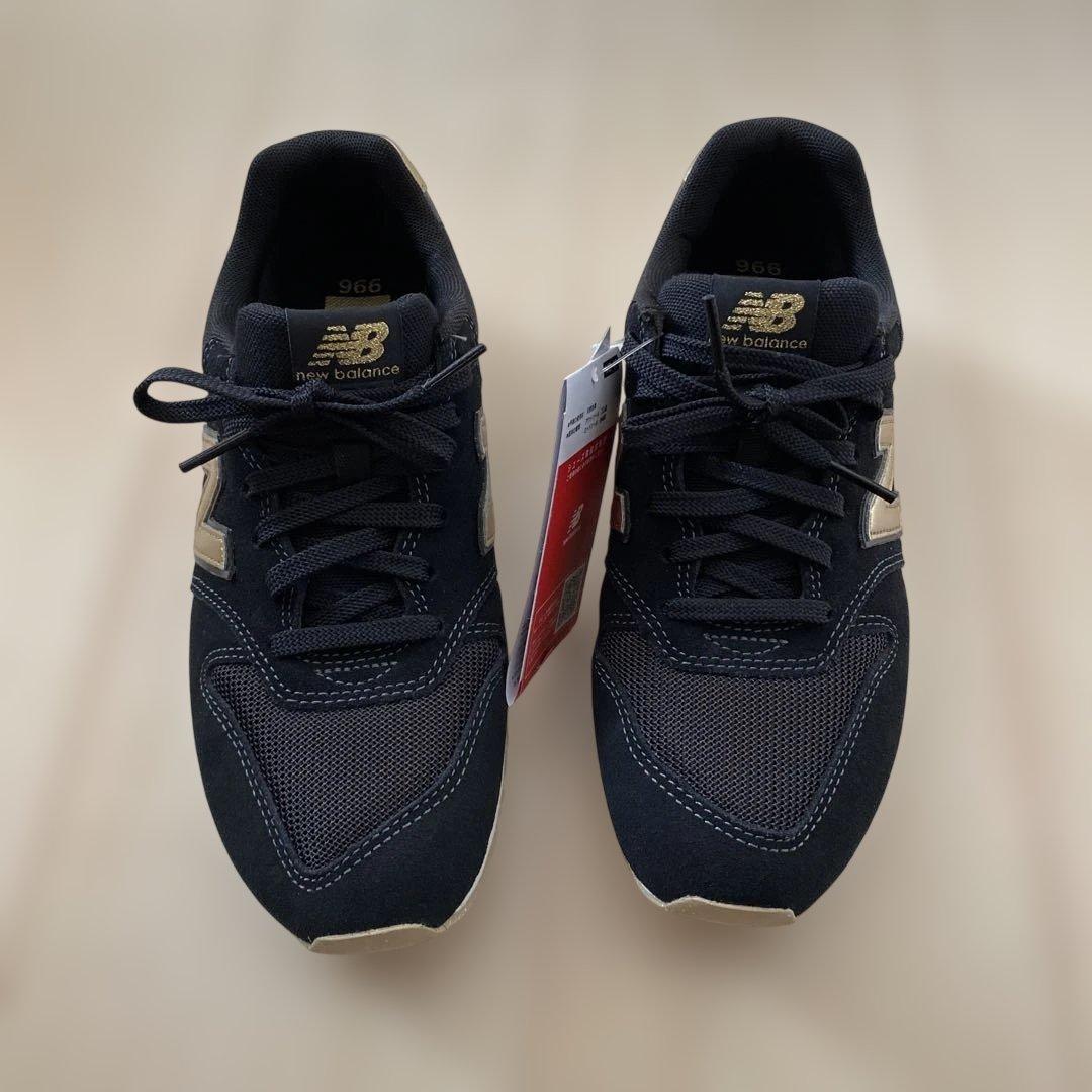 新品未使用 New Balance レディースWL996 ブラック 25.5