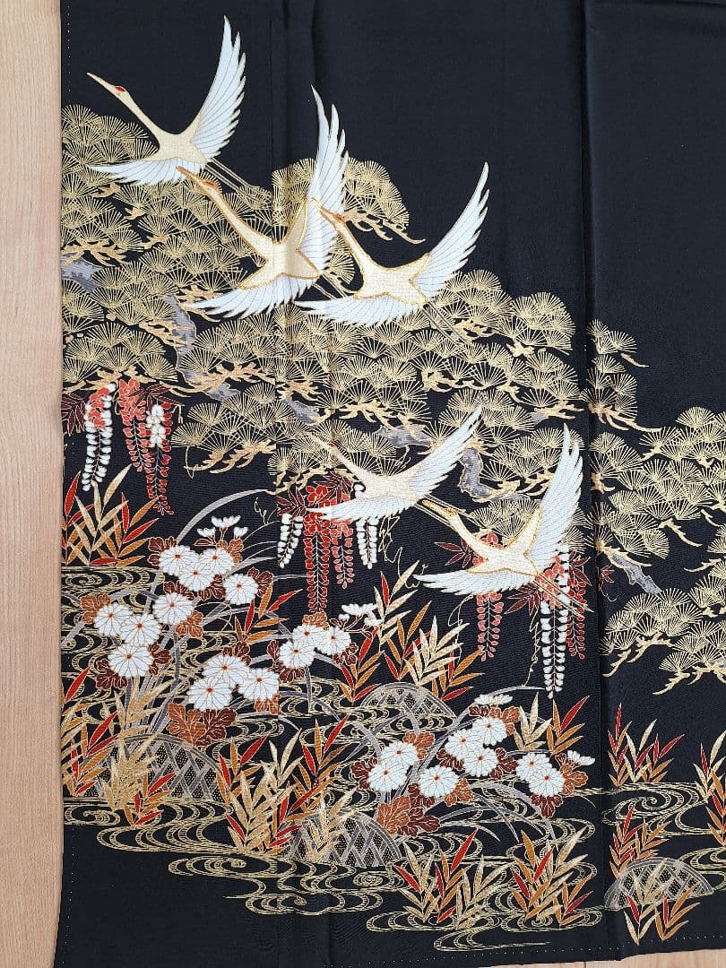 着物リメイクワンピース3643