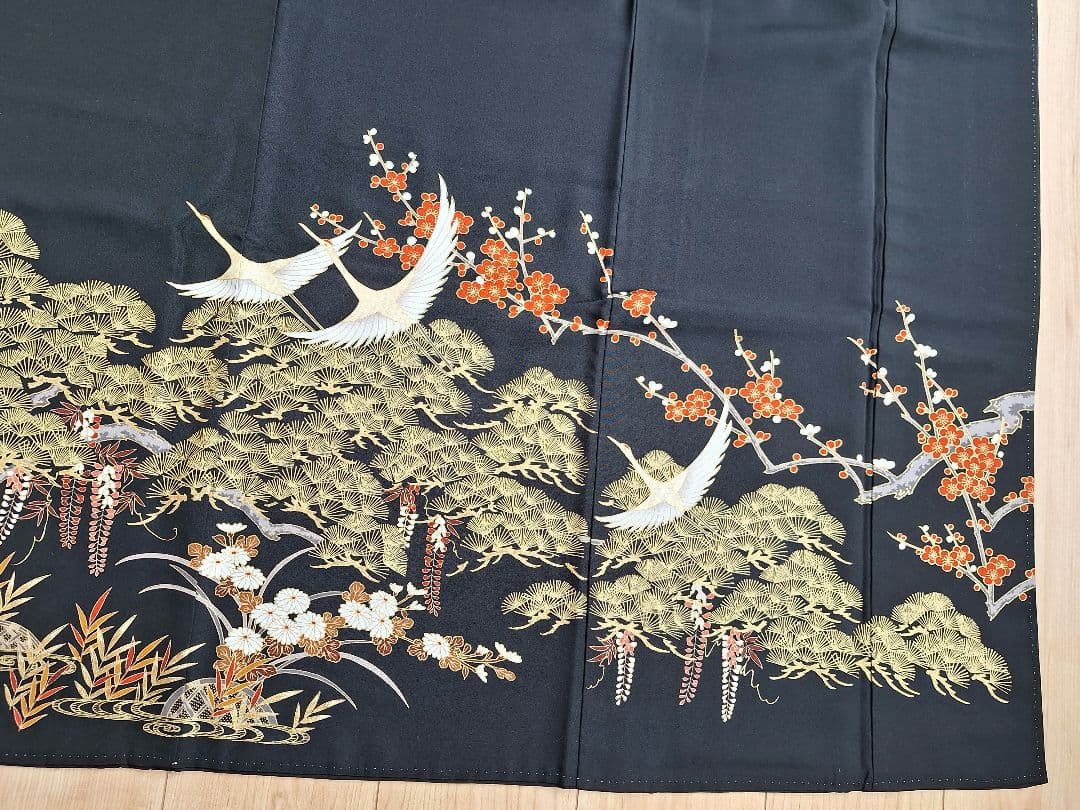 着物リメイクワンピース3643