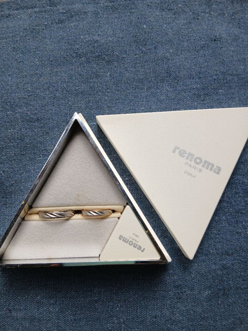 プラチナ900renoma ツイストデザインリング 11号 17号