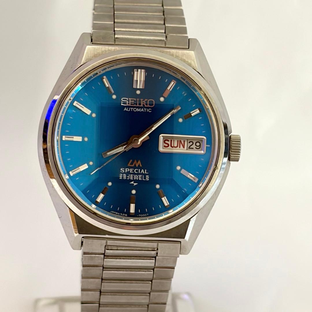 希少　SEIKO LM Special 25JEWELS 稼動品　ブルー