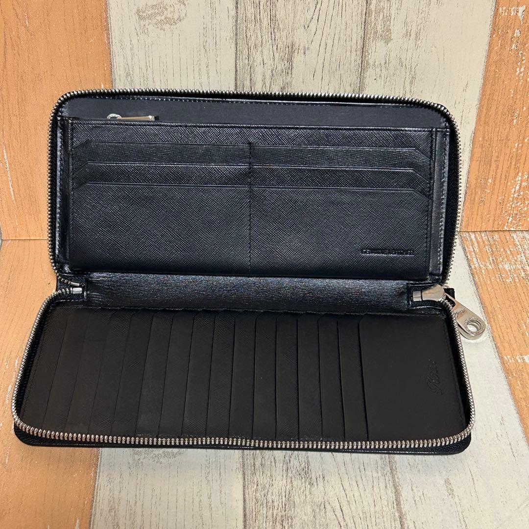 【Roen】ロエン　大容量長財布　レザー　ブラック　クラッチバッグ