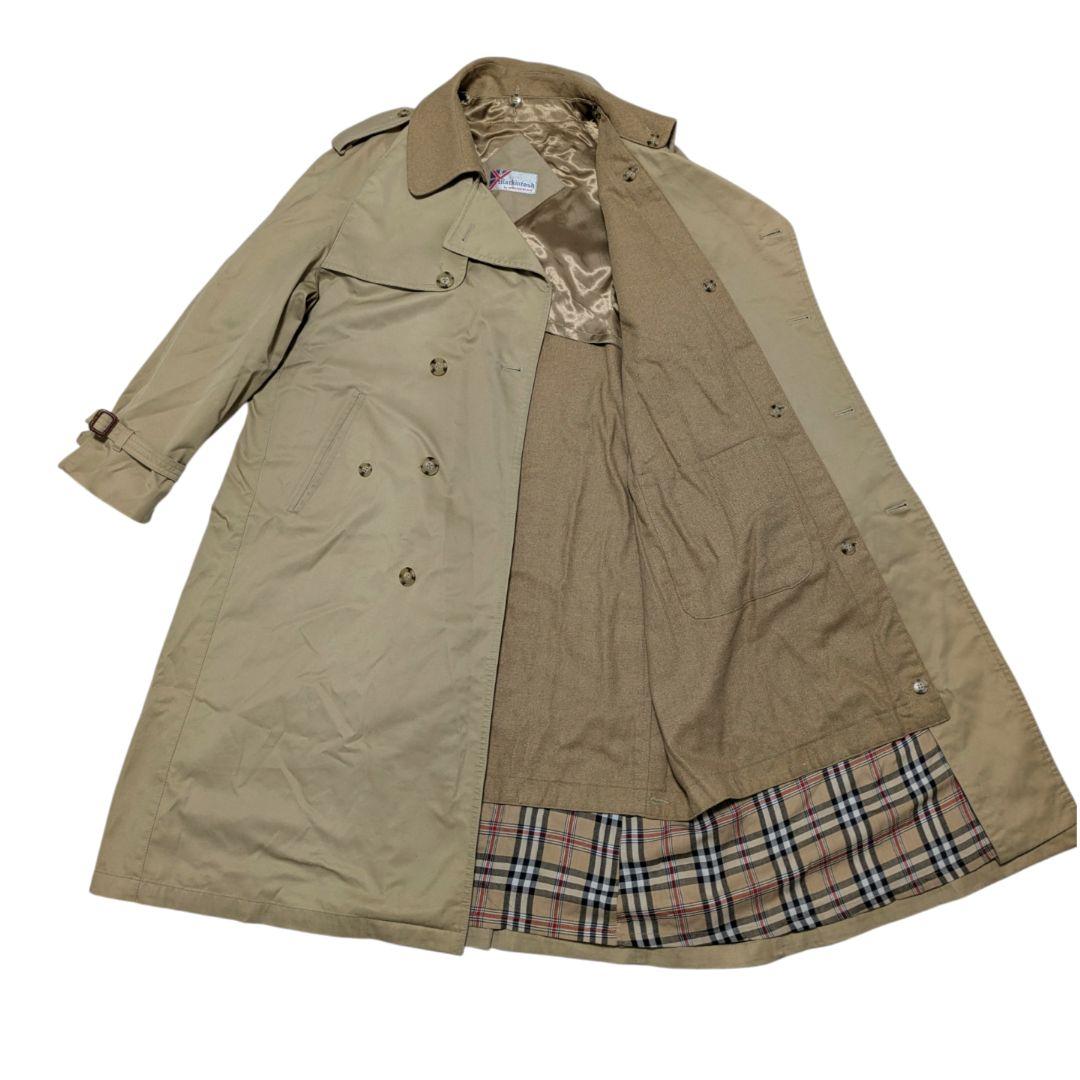 80s　マッキントッシュ トレンチコート マキシ丈　ライナー　ベージュ　入手困難