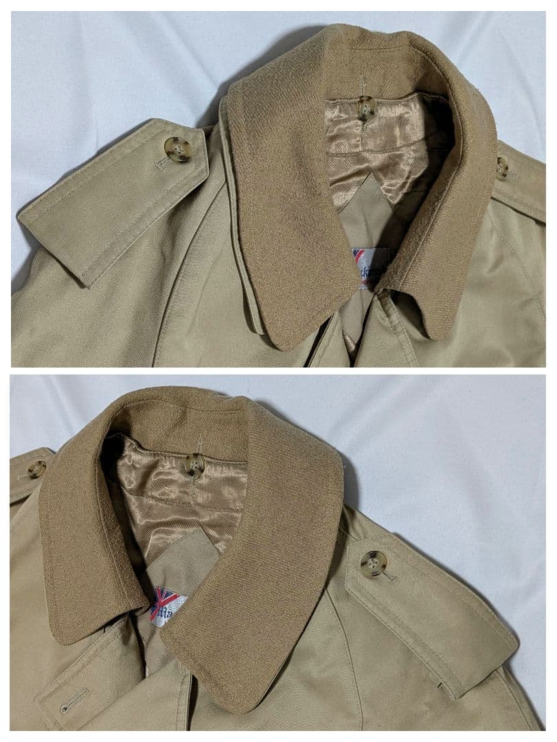 80s　マッキントッシュ トレンチコート マキシ丈　ライナー　ベージュ　入手困難